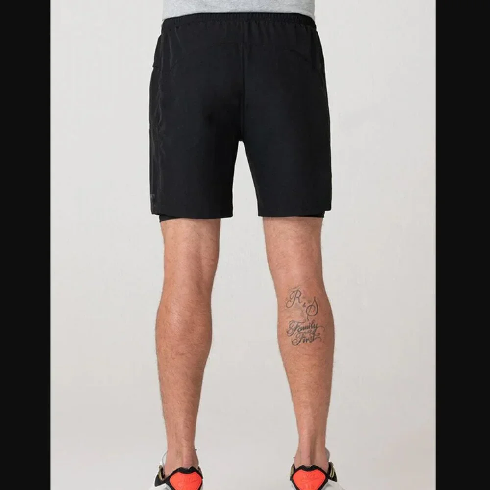 Swet Tailor NEW NWT Mens 2XL Black Active Lined Shorts Golf Gym Athletic